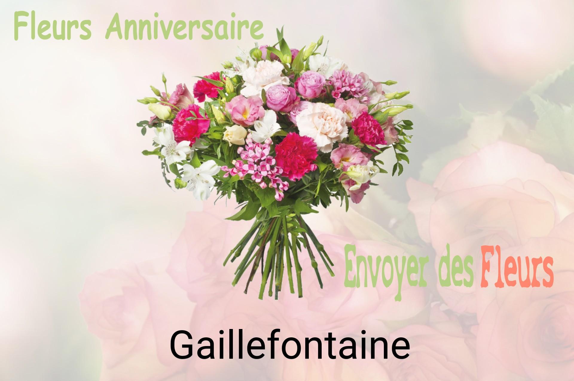 Bouquet de fleurs d’anniversaire livré à Gaillefontaine