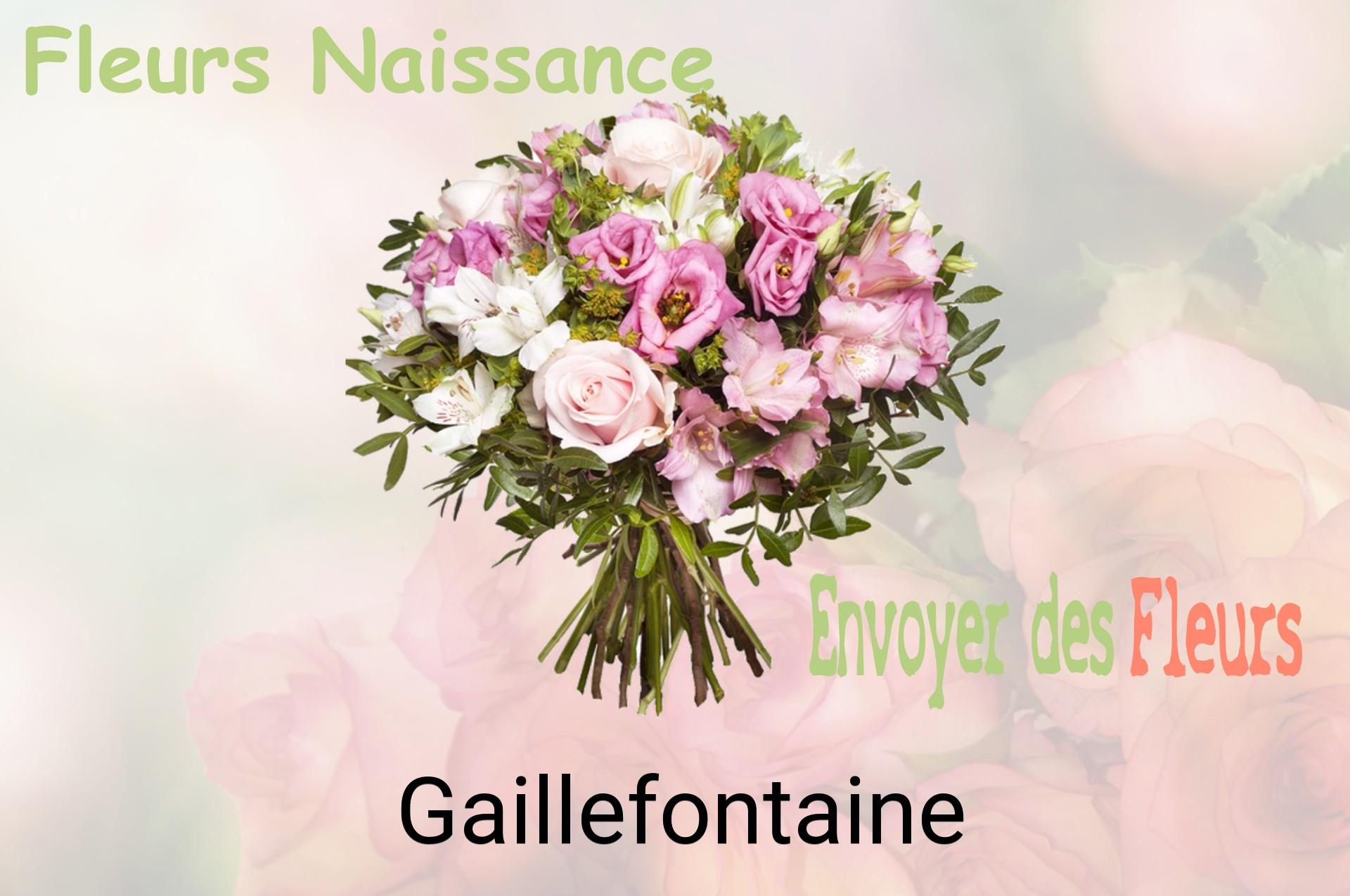 Bouquet de fleurs de naissance livré à Gaillefontaine